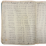 Honor to Whom Honor is Due, Bertha Hurd's 1892 Penmanship Notebook, Full