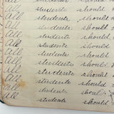 Honor to Whom Honor is Due, Bertha Hurd's 1892 Penmanship Notebook, Full
