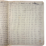 Honor to Whom Honor is Due, Bertha Hurd's 1892 Penmanship Notebook, Full