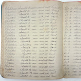 Honor to Whom Honor is Due, Bertha Hurd's 1892 Penmanship Notebook, Full