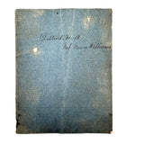 Miss Fanny Williams's (Stonington, CT) 1834 School Register With Beautiful Tally Marks and Poetic Insertions