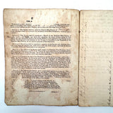 Miss Fanny Williams's (Stonington, CT) 1834 School Register With Beautiful Tally Marks and Poetic Insertions