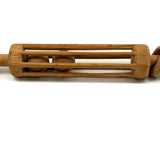 Lovely Pine Whimsy Rattle with Two Balls in Rounded Cage