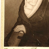 19th C. Cabinet Card of Folk Portrait (Presumed by Ammi Phillips) of Ebenezer William Walbridge