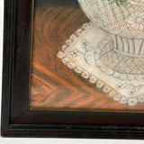 Wonderful Wedding Present Pastel Bowl of Fruit by Great Aunt Mollie, c. 1919, At Age 81