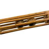 Lovely Pine Whimsy Rattle with Two Balls in Rounded Cage