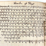 Miss Fanny Williams's (Stonington, CT) 1834 School Register With Beautiful Tally Marks and Poetic Insertions