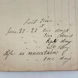Miss Fanny Williams's (Stonington, CT) 1834 School Register With Beautiful Tally Marks and Poetic Insertions