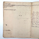 Miss Fanny Williams's (Stonington, CT) 1834 School Register With Beautiful Tally Marks and Poetic Insertions