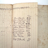 Miss Fanny Williams's (Stonington, CT) 1834 School Register With Beautiful Tally Marks and Poetic Insertions