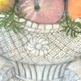 Wonderful Wedding Present Pastel Bowl of Fruit by Great Aunt Mollie, c. 1919, At Age 81