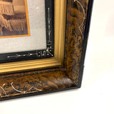 SOLD Young Woman Holding Cut Hair Braids, Unusual 19th Century Cabinet Card in Fine Eastlake Frame