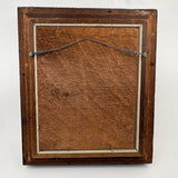 SOLD Young Woman Holding Cut Hair Braids, Unusual 19th Century Cabinet Card in Fine Eastlake Frame