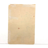 Ducks and Grouse (I think), James Adaire, Spring Grove PA, c. 1905 Ink and Crayon Drawing