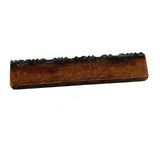 This is NOT An Order, Happily Non-commanding/Undemanding Old Raised Text Copper on Wood Print Block
