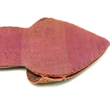 Beautifully Faded Antique Iroquois Beaded Heart Shaped Wall Pocket