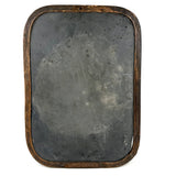 Most Beautiful Antique Slate in Rare Rounded Frame with Iron Mend (and Incised 1851)