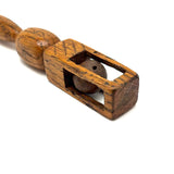 Sweet Old Oak Wood Ball in Cage Carved Whimsy Rattle