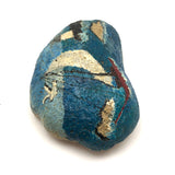 Excellent Big Painted Rock with Sailboat and Lighthouse