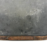 Most Beautiful Antique Slate in Rare Rounded Frame with Iron Mend (and Incised 1851)