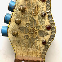 Ridiculous But Fantastic Almost Full Scale Folk Art Guitar Cribbage Board