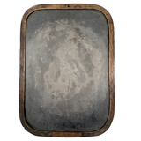 Most Beautiful Antique Slate in Rare Rounded Frame with Iron Mend (and Incised 1851)