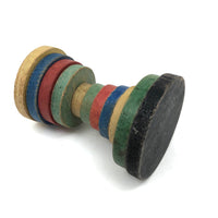 Beautifully Faded Old Colorful Wooden Stacking Toy