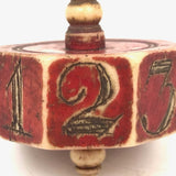 Lovely Collection of Three Early 19th C. Carved Bone Teetotem (Game Spinners)