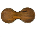 Great Old Two Dial Wooden Folk Art Score Keeper with Handwritten Numbers, 0-100