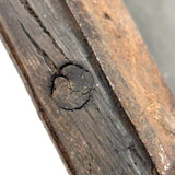 Most Beautiful Antique Slate in Rare Rounded Frame with Iron Mend (and Incised 1851)