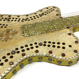 Ridiculous But Fantastic Almost Full Scale Folk Art Guitar Cribbage Board