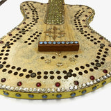 Ridiculous But Fantastic Almost Full Scale Folk Art Guitar Cribbage Board