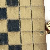 Surprise! c. Late 19th/Early 20th Century Memo Book Turned Stitched and Inked Pocket Chess Board with Celluloid Pieces