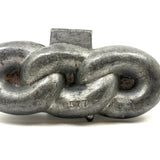 Antique Pewter Three Links Ice Cream Mold