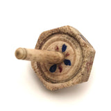 Lovely Collection of Three Early 19th C. Carved Bone Teetotem (Game Spinners)