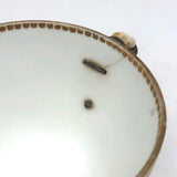 Matching Cups, Unmatched Repairs - c. 1860s James Duke Hand-painted Porcelain Teacups with Repaired Handles