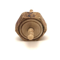 Lovely Collection of Three Early 19th C. Carved Bone Teetotem (Game Spinners)