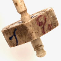 Lovely Collection of Three Early 19th C. Carved Bone Teetotem (Game Spinners)
