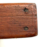 Antique Folk Art Fox and Geese Game Board with (Complete Set of) Hand-carved Pegs and Verse on Reverse