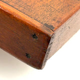 Antique Folk Art Fox and Geese Game Board with (Complete Set of) Hand-carved Pegs and Verse on Reverse