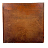 Antique Folk Art Fox and Geese Game Board with (Complete Set of) Hand-carved Pegs and Verse on Reverse