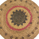 Beautiful Antique Macah Beargrass and Cedar Bark Basket with Birds and Sun