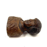 Wise Looking Man, Old Carved Burl Folk Art Bust