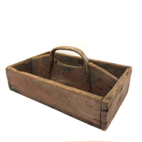 Gorgeous Antique Carrier in Original Paint with Make Do Handle