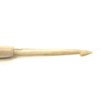 SOLD Fist with Cuff, 19th Century Presumed Sailor Made Carved Bone Crochet Hook