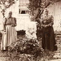 Kingsland Family Homestead, Super Atmospheric Antique Mounted Albumen Photo