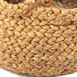 SOLD Golden Locks, Small Braided, Handled Basket Woven of Hair