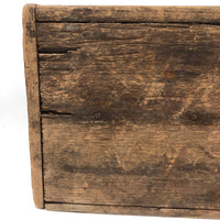 Gorgeous Antique Carrier in Original Paint with Make Do Handle