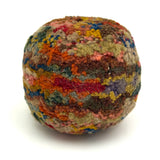 Beautiful Old Pennsylvania Scrap Wool Yarn Ball