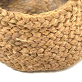 SOLD Golden Locks, Small Braided, Handled Basket Woven of Hair